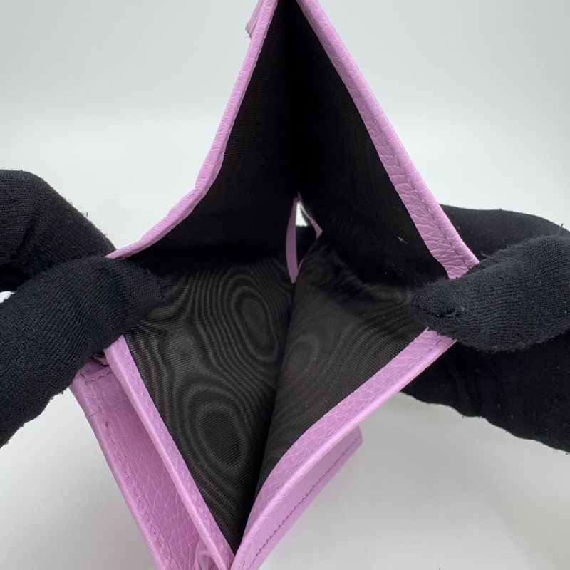 Gucci 狗狗限量版 粉紅色 牛皮小錢包-22