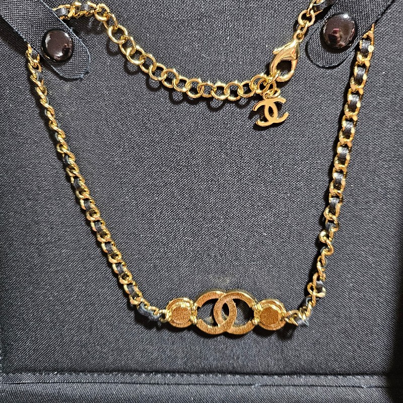 chanel粉鑽頸鏈-3