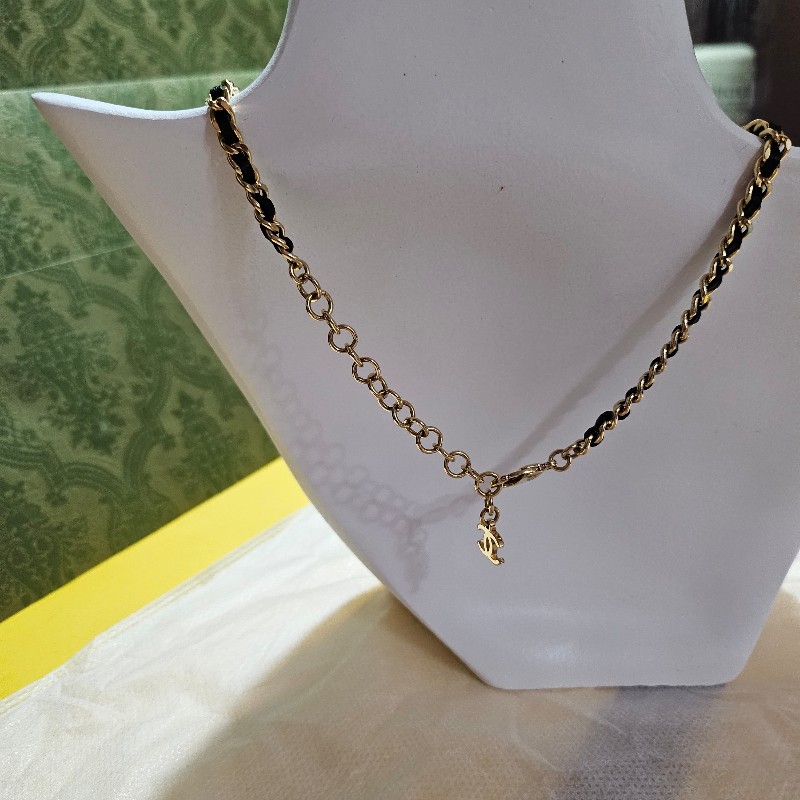 chanel粉鑽頸鏈-4