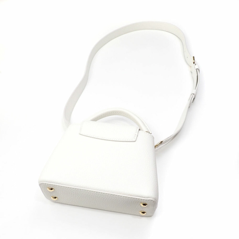 Louis Vuitton Capucines 迷你手提包，女士，M24733，雪地單肩包-1