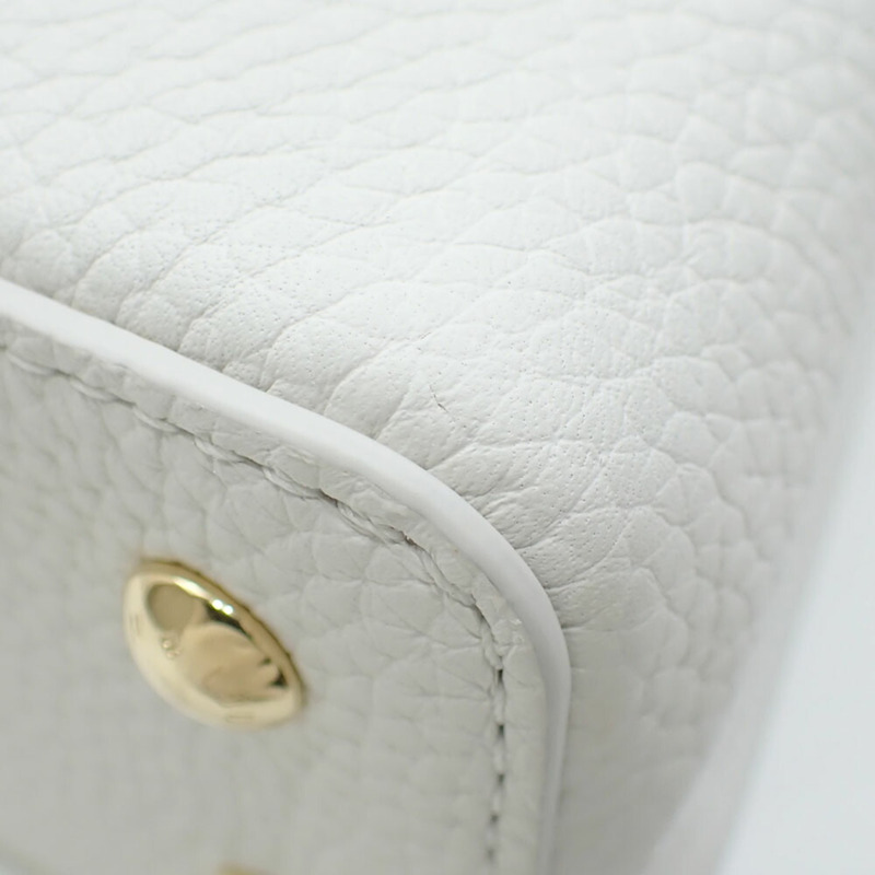 Louis Vuitton Capucines 迷你手提包，女士，M24733，雪地單肩包-3