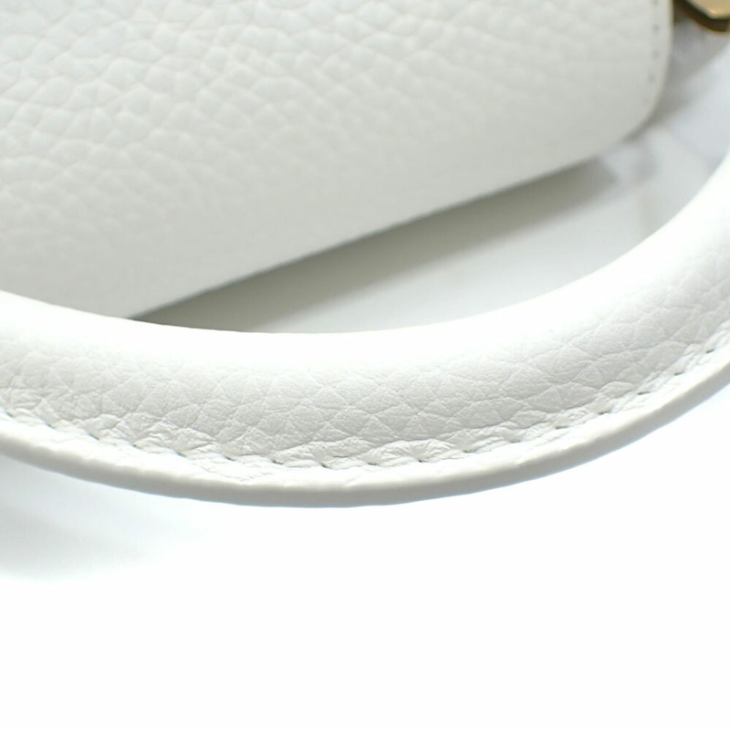 Louis Vuitton Capucines 迷你手提包，女士，M24733，雪地單肩包-5