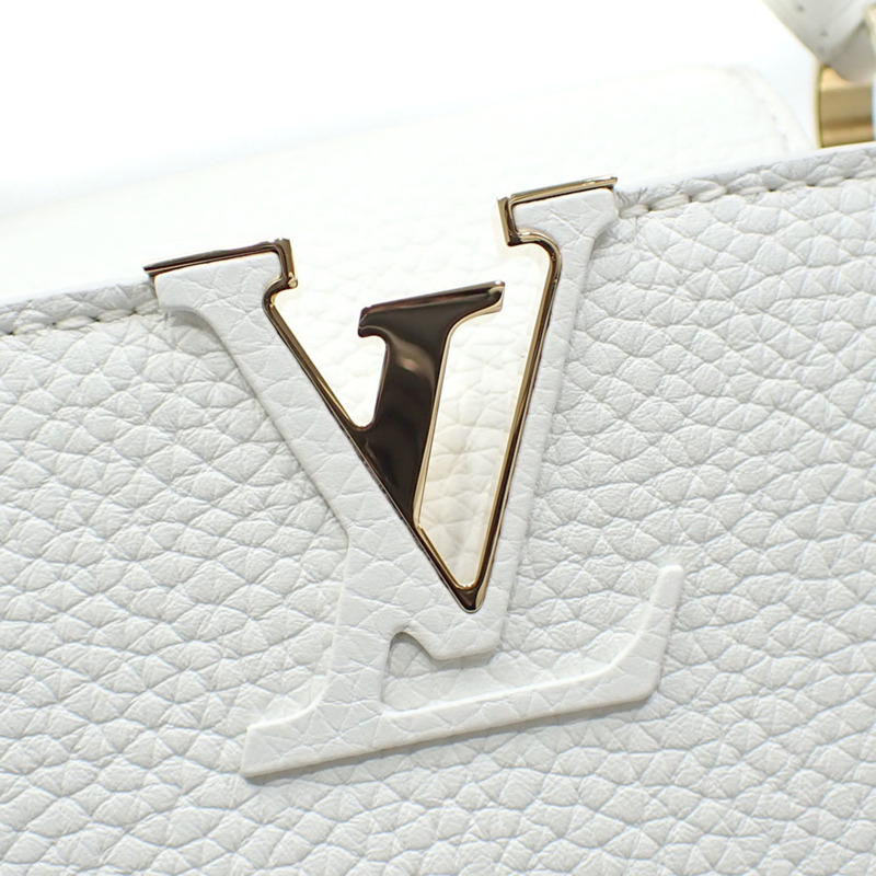 Louis Vuitton Capucines 迷你手提包，女士，M24733，雪地單肩包-6