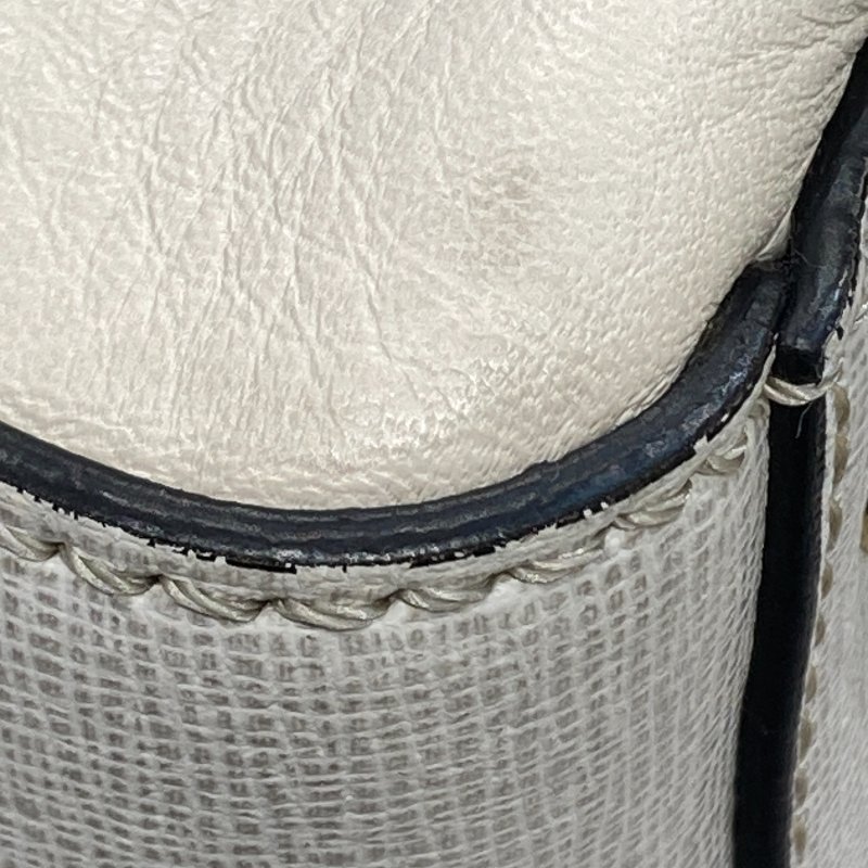 FENDI 芬迪 Toujours 可肩背 皮革 手提包 白色-14