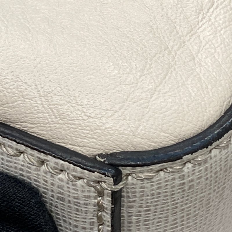 FENDI 芬迪 Toujours 可肩背 皮革 手提包 白色-15