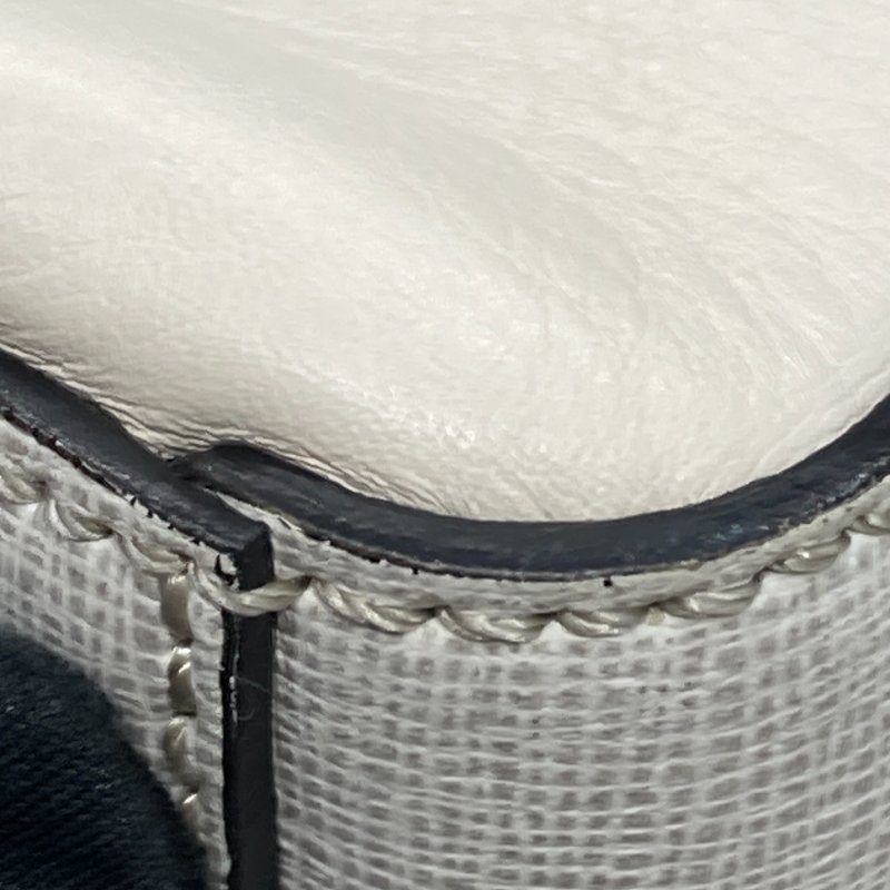 FENDI 芬迪 Toujours 可肩背 皮革 手提包 白色-16