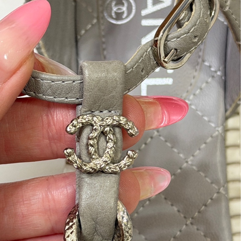 Chanel 皮穿練涼鞋-9