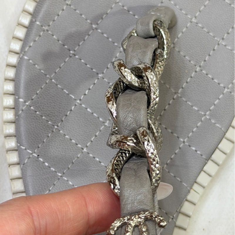 Chanel 皮穿練涼鞋-16