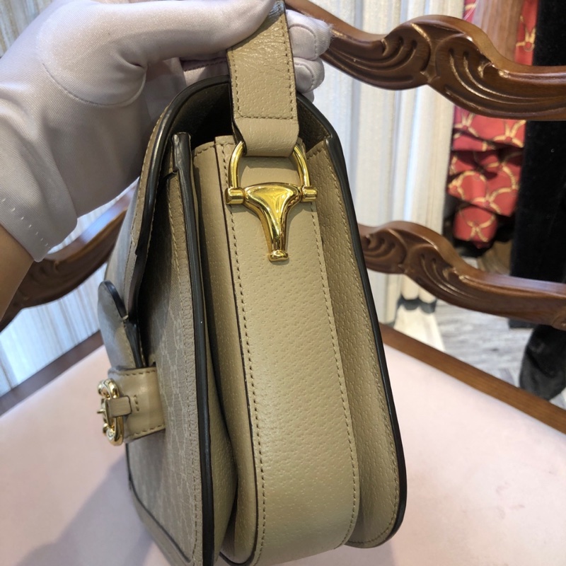 Gucci 米白色1955 马鞍包 中号-2