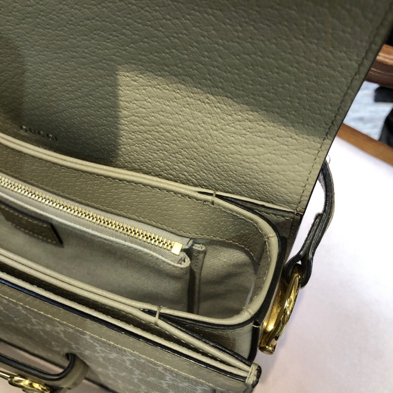 Gucci 米白色1955 马鞍包 中号-8