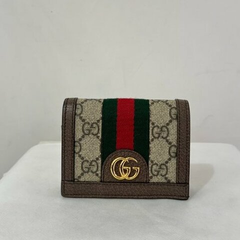 GUCCI Ophidia 二折釦短夾