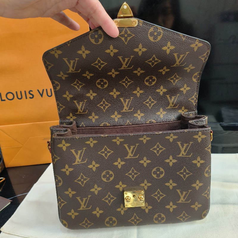 永世經典不敗款~🥰 LV pochette metis mm老花郵差包/學院包-2