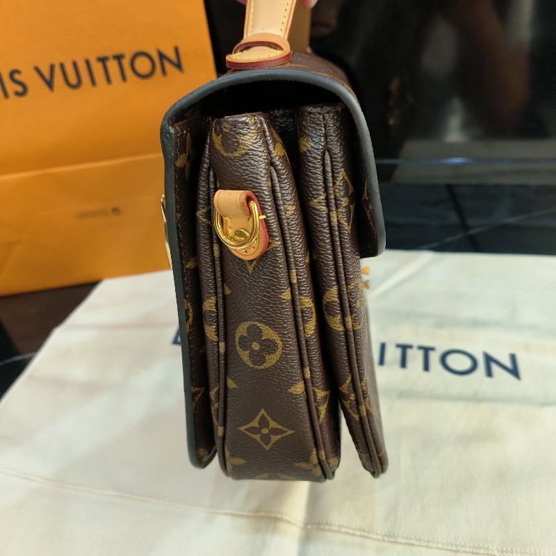 永世經典不敗款~🥰 LV pochette metis mm老花郵差包/學院包-5