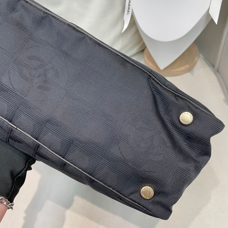 Chanel 黑色冰格 手拎袋 XB229-6