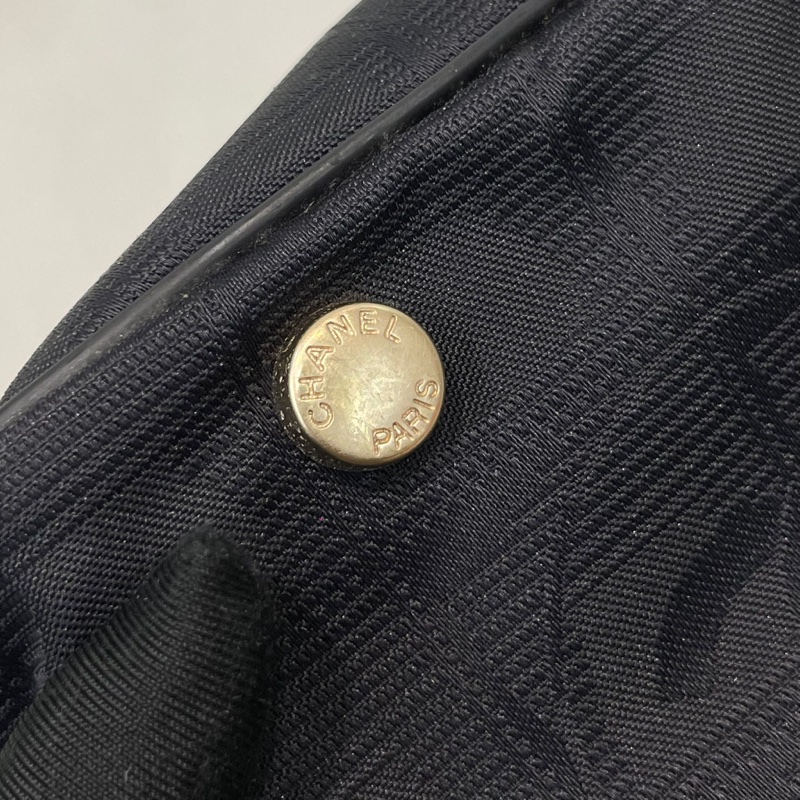 Chanel 黑色冰格 手拎袋 XB229-32