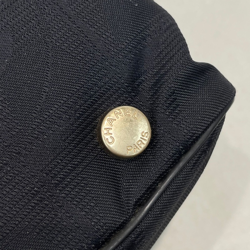 Chanel 黑色冰格 手拎袋 XB229-33
