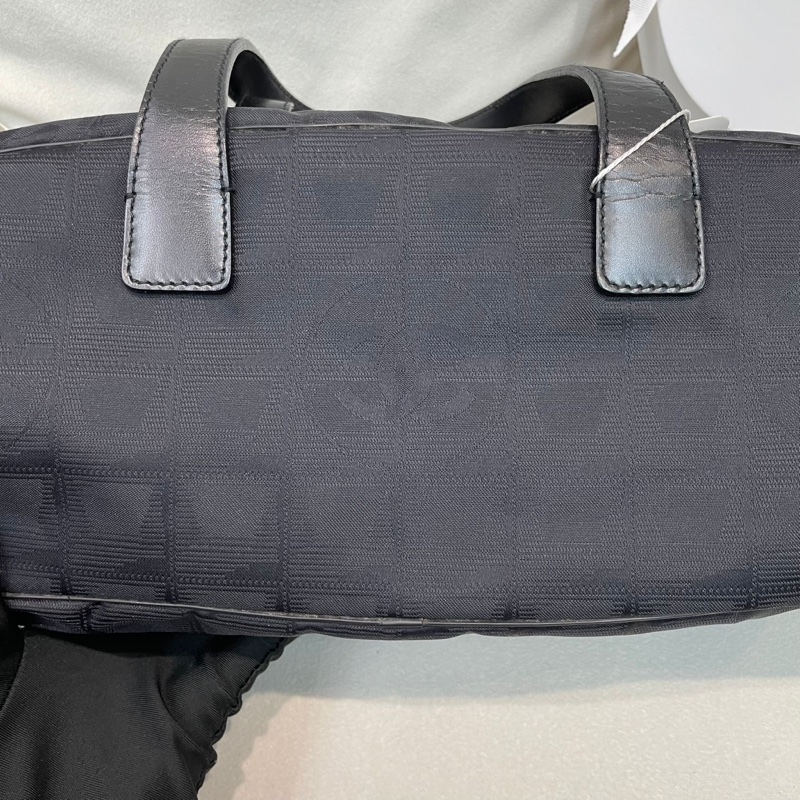 Chanel 黑色冰格 手拎袋 XB229-38