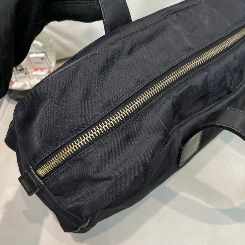 Chanel 黑色冰格 手拎袋 XB229-45