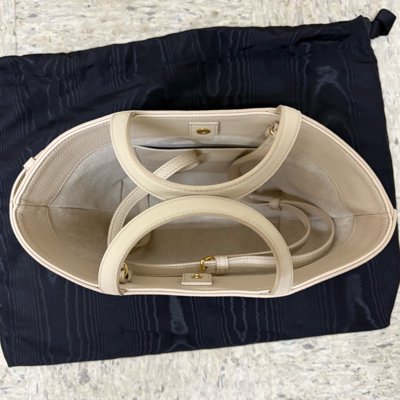 Celine Cuir小牛皮 Mini Tote Bag 迷你托特包 淡米色-0