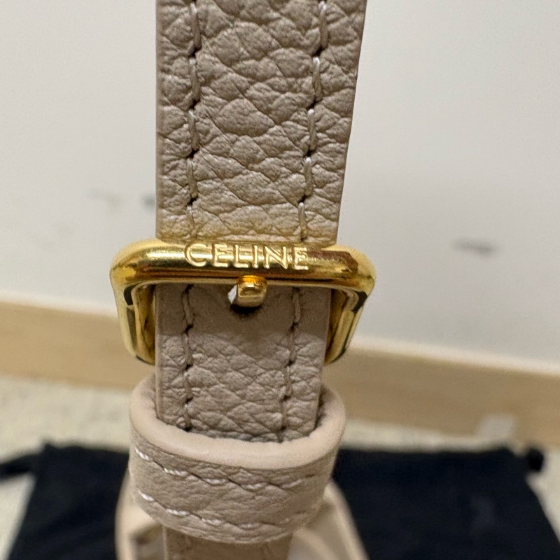 Celine Cuir小牛皮 Mini Tote Bag 迷你托特包 淡米色-13