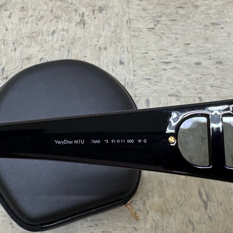 Dior VeryDior M1U 黑色墨鏡髮箍一片式太陽眼鏡-9