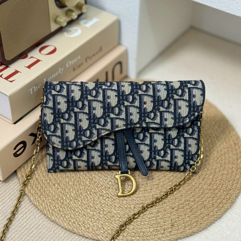 🏷️Dior.Saddle 老花 woc 小款-0