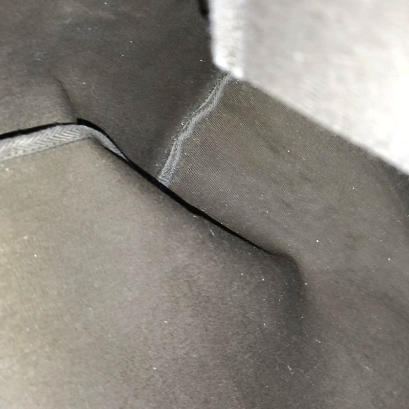 HERMÈS Herbag Cabas 深棕色帆布肩背包手提包 金色五金 框F刻-14