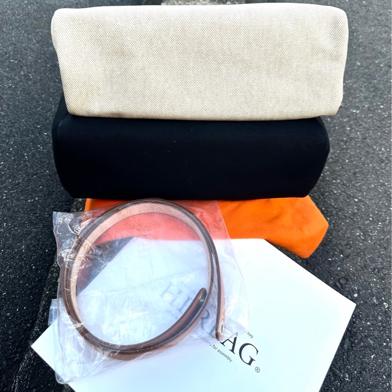 Hermes Herbag 31 棕白/棕黑-6