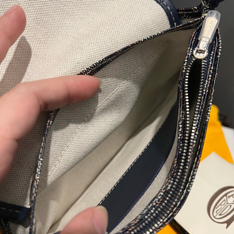Goyard  信封包 深藍-8