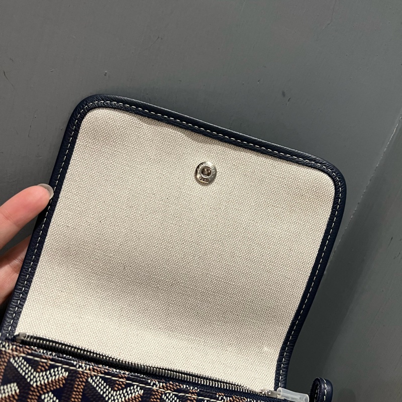 Goyard  信封包 深藍-10
