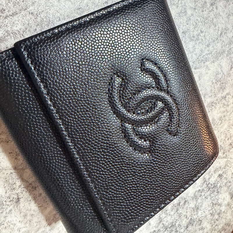 Chanel 25A刺繡皮夾-0