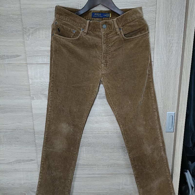 Polo Ralph Lauren 卡其 燈芯絨 Slim fit 修身 長褲 W29/L30-0