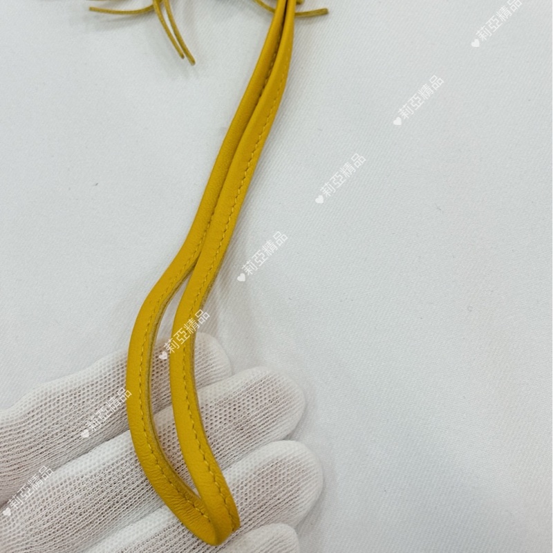 莉亞精品♡ Hermes奶昔白 小飛馬掛飾 PM #B刻 二手美品-8