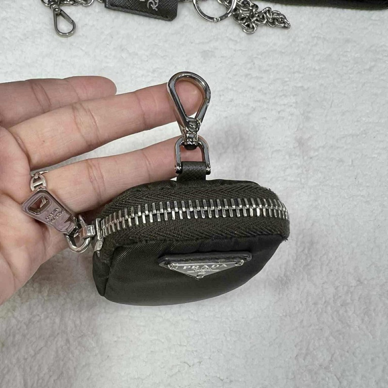 PRADA普拉達經典三合一尼龍包 墨綠色 （中性款）-21