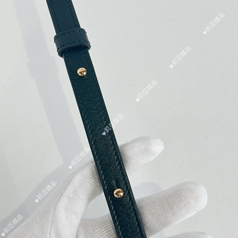莉亞精品♡Celine mini黑金凱旋門 饅頭 二手-16