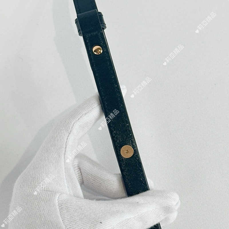 莉亞精品♡Celine mini黑金凱旋門 饅頭 二手-17