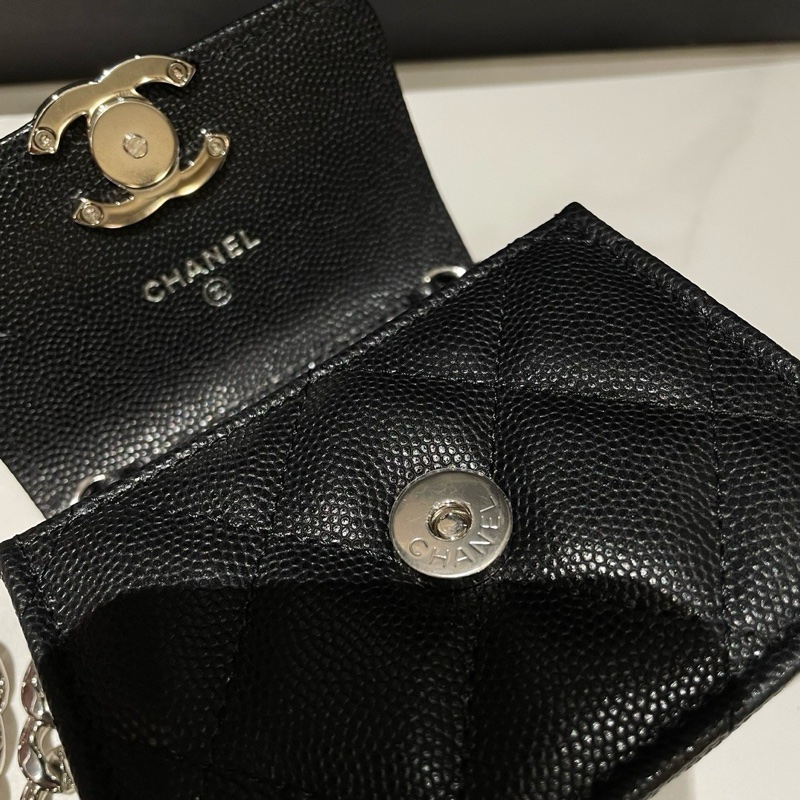 Chanel mini琺瑯鏈條包 荔枝紋牛皮  尺寸約10*8*5-6