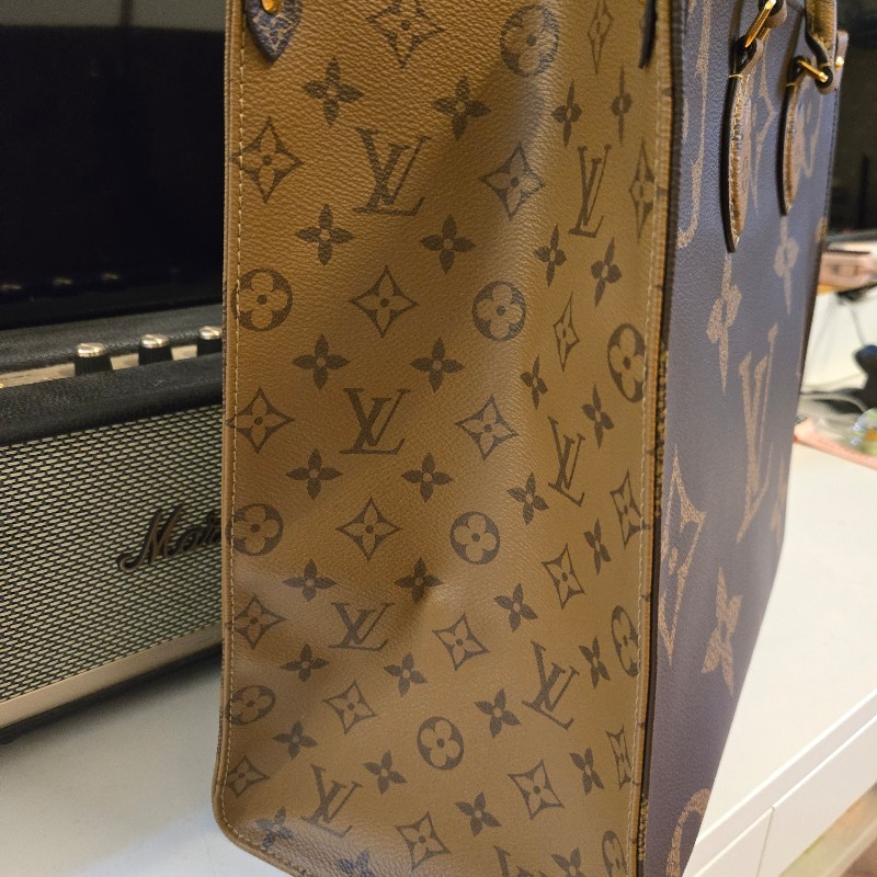保證正品絕無仿冒路易威登LV OnTheGo GM Monogram(M44576大號)近全新,產地法國-8