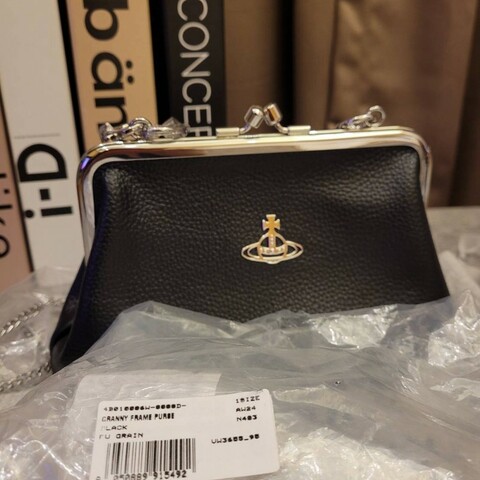 Vivienne Westwood 黑銀餃子包🥟閒置品
