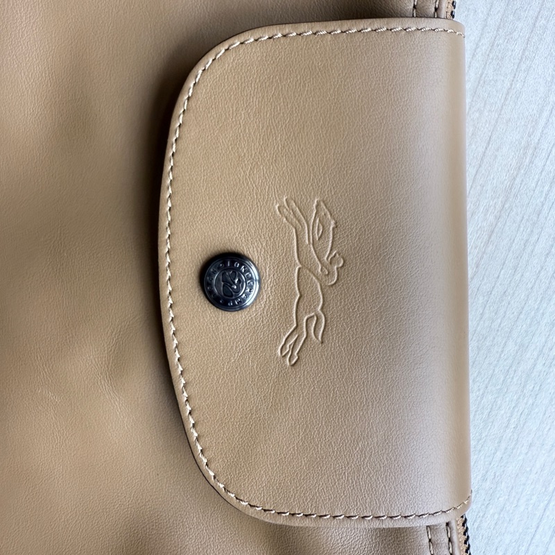 全新未使用 longchamp hobo 煙草色-9