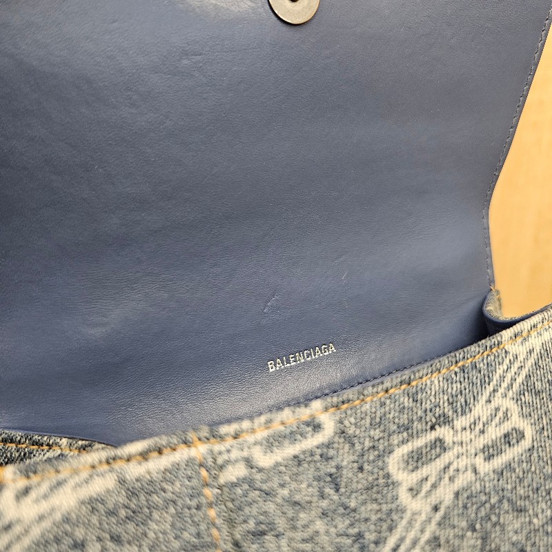 [潮流好物🥰] Balenciaga 丹寧銀釦手提斜背沙漏包-17