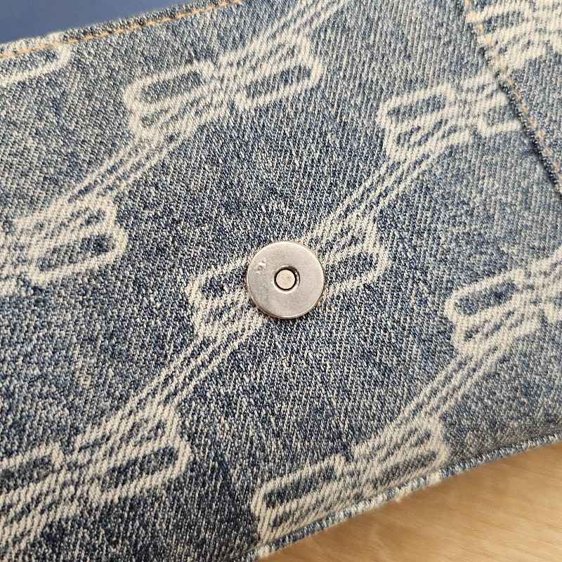 [潮流好物🥰] Balenciaga 丹寧銀釦手提斜背沙漏包-29