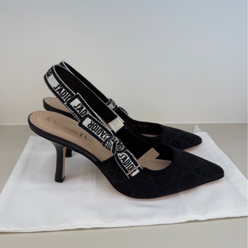 Dior新款藤格暗紋高跟鞋-0