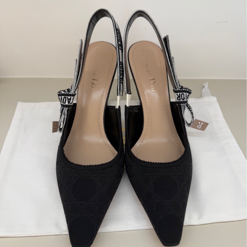 Dior新款藤格暗紋高跟鞋-1