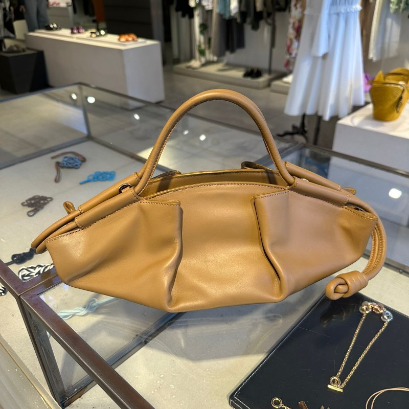 ✨快閃特價✨Loewe 亮面納帕小牛皮小款 Paseo 包 橡木色﻿-4