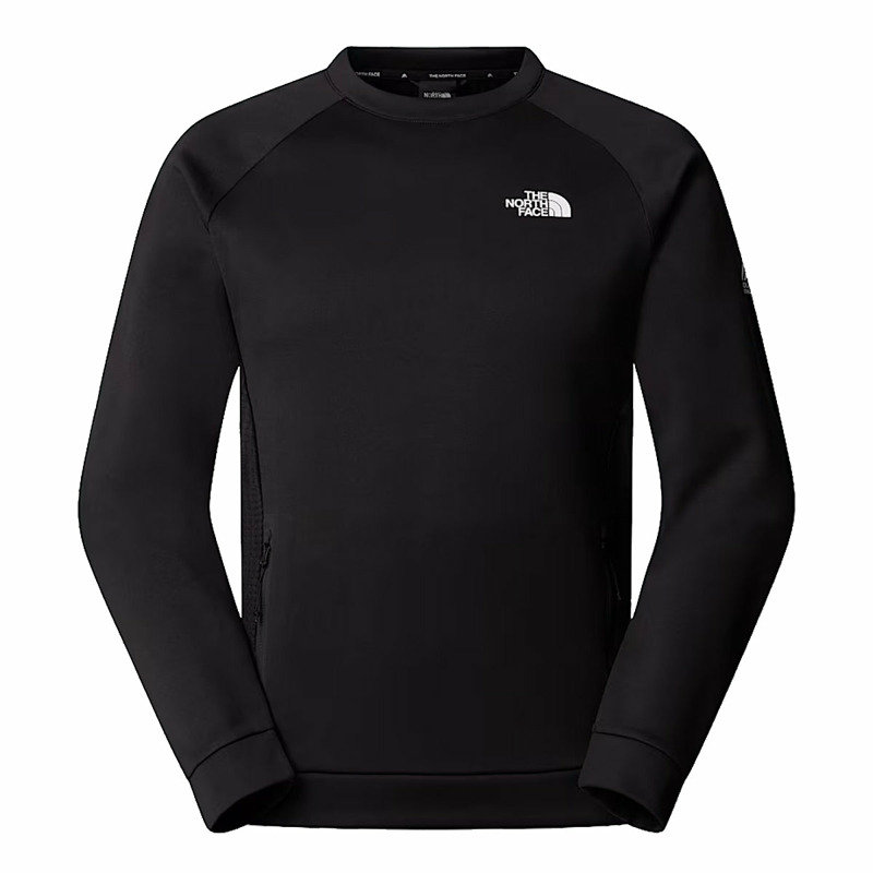 The North Face - Felpa in pile Mountain Athletics TNF Black - NF0A8BFN - TNF/BLACK | size: L-0