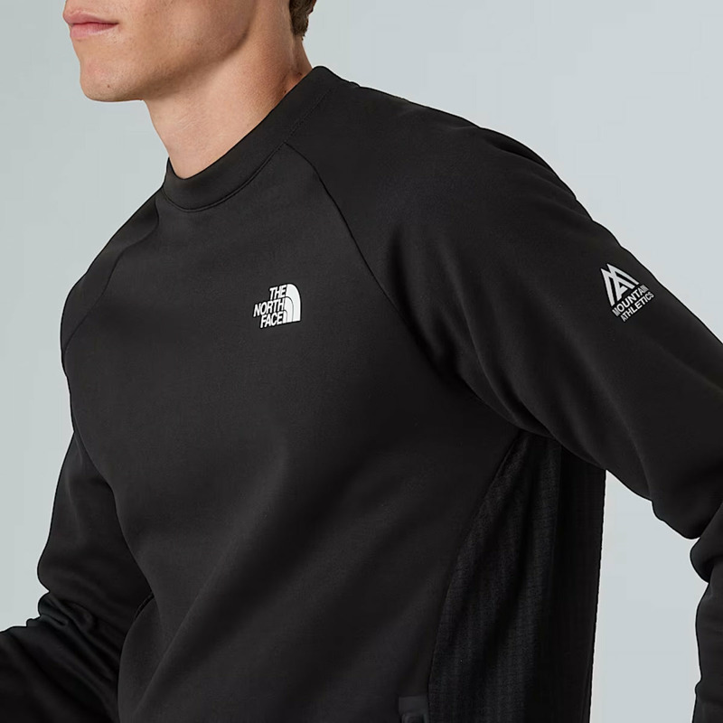 The North Face - Felpa in pile Mountain Athletics TNF Black - NF0A8BFN - TNF/BLACK | size: L-5