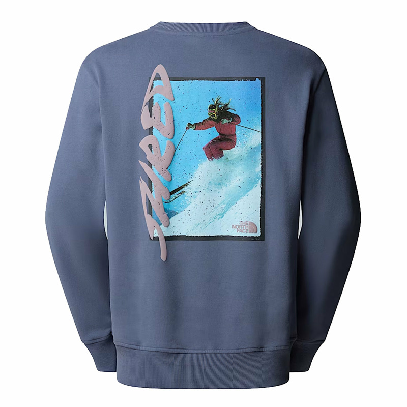 The North Face - Felpa NSE Slopes Relaxed Twilight Galaxy - NF0A8EU5 - TWILIGHT/GALAXY | size: L-1