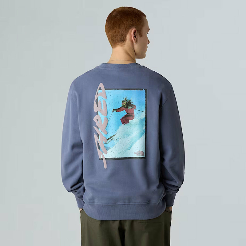 The North Face - Felpa NSE Slopes Relaxed Twilight Galaxy - NF0A8EU5 - TWILIGHT/GALAXY | size: L-3