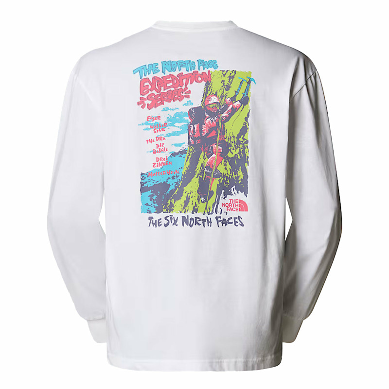 The North Face - Maglia Expedition Celebration TNF White - NF0A8E3D - TNF/WHITE | size: S-1
